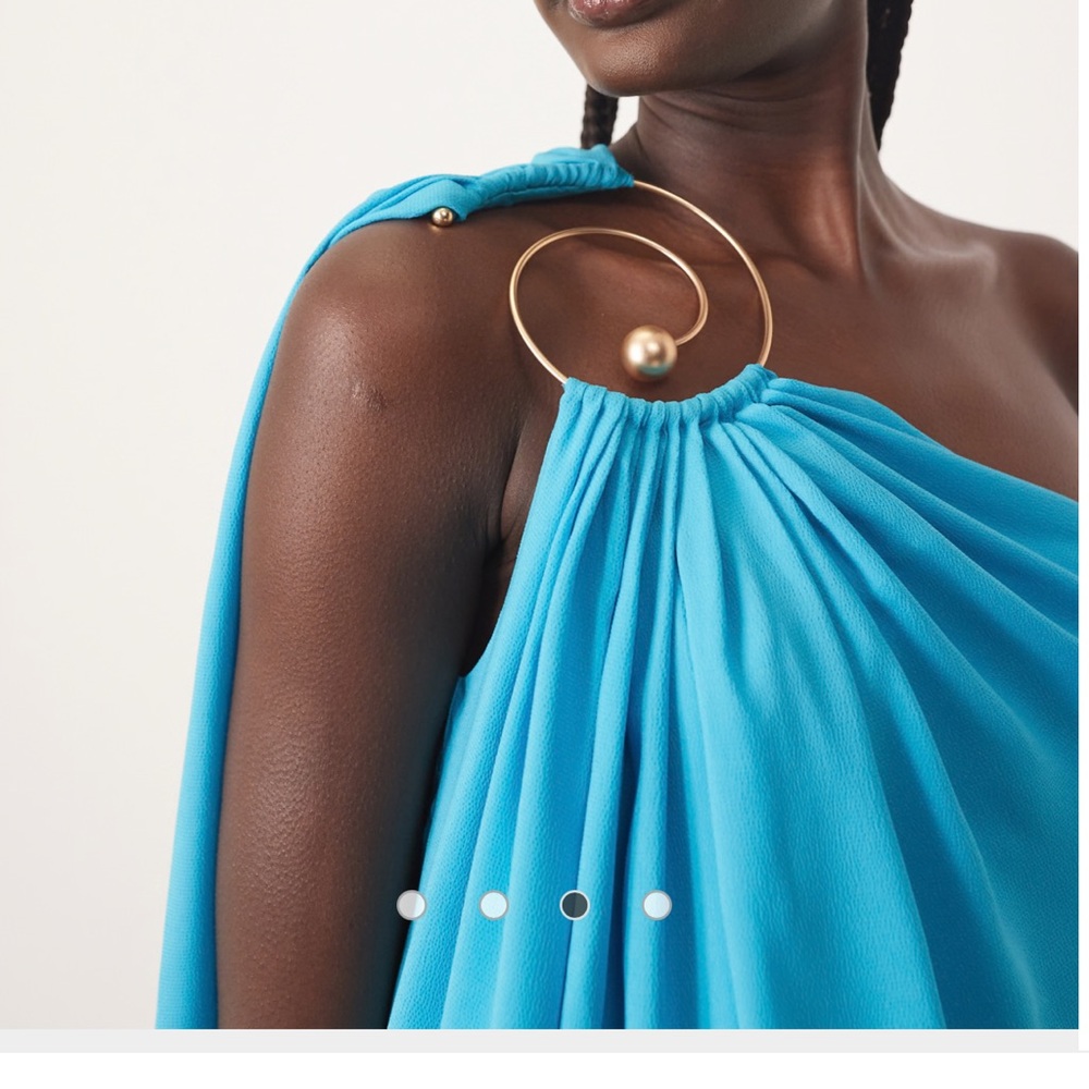 ASOS Turquoise Maxi - Picture 4 of 8